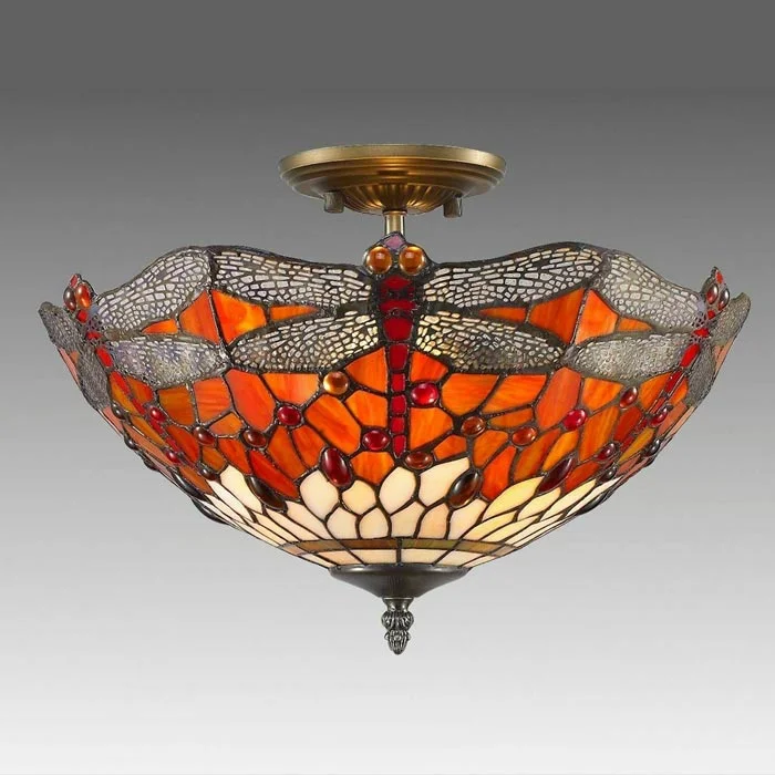 Tiffany Dragonfly Ceiling Light