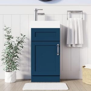 Belofay - Crawley Blue Vanity Unit with Basin and Accessories