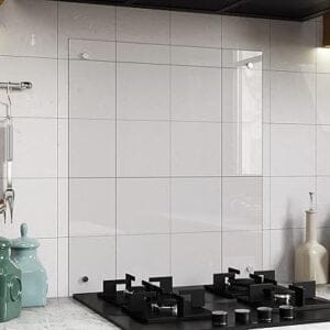 Transparent Glass Splashback 60x60cm