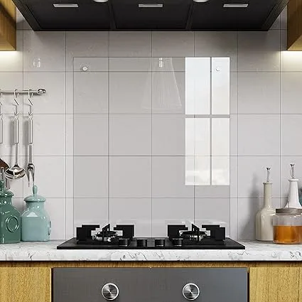 Transparent Glass Splashback 60x65cm (2)