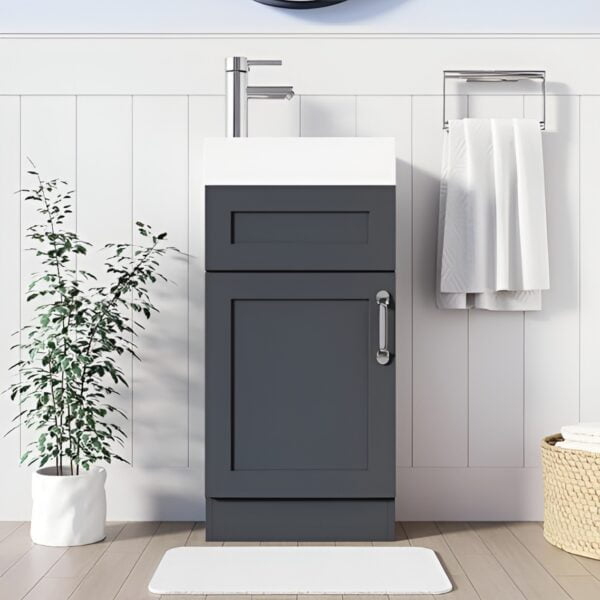 400mm Crawley Grey Vanity Unit