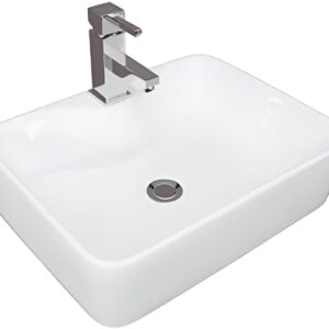 square bathroom sink