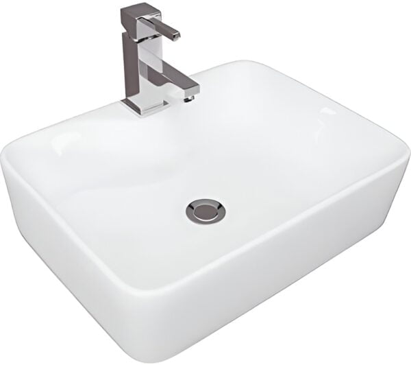 square bathroom sink