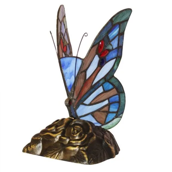 Belofay Blue Butterfly Tiffany Lamp