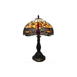 Red Dragonfly Tiffany Lamp