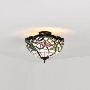 Wild Vine Jewel Pendant Tiffany Ceiling Light