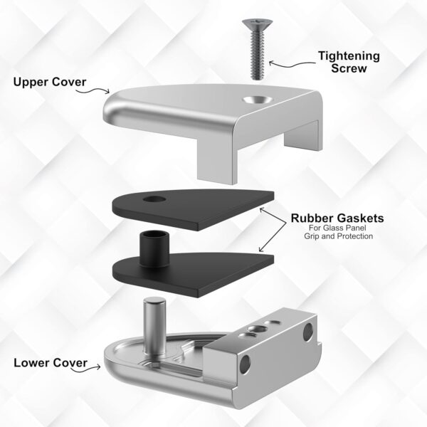 glass clamps parts