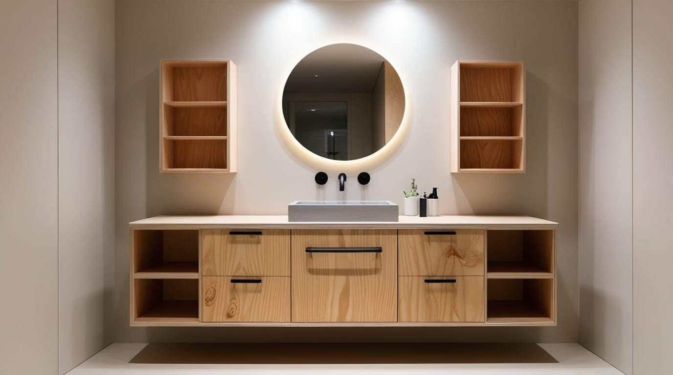 Plywood Bathroom Vanity