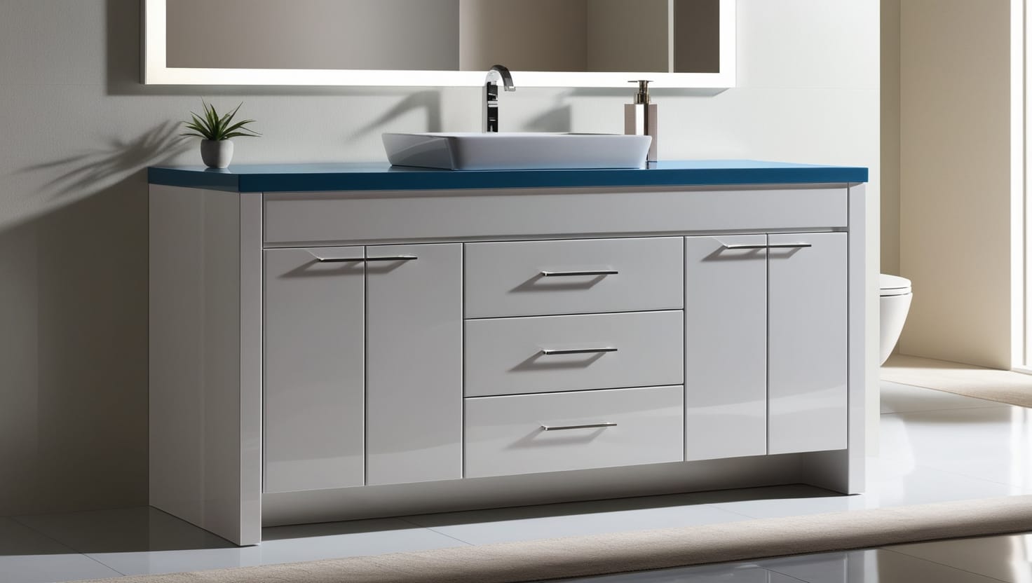 Thermofoil Vanity Unit