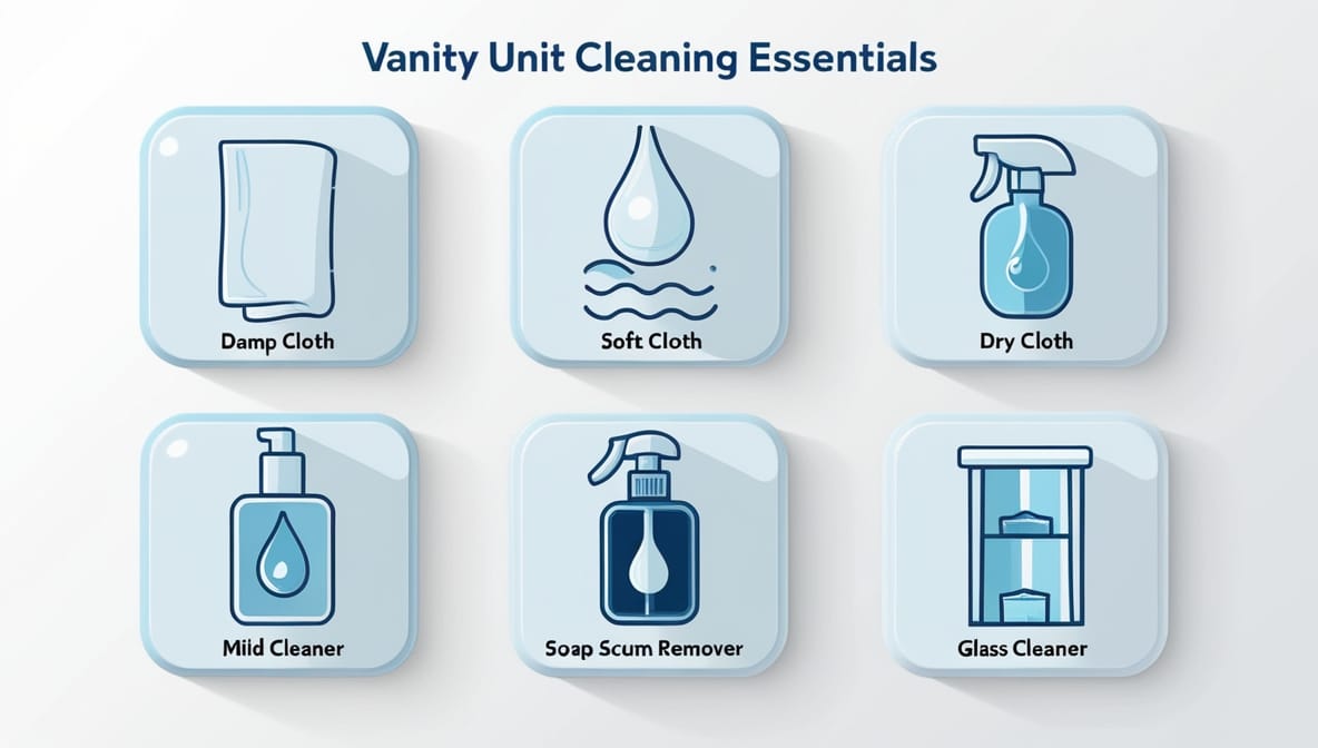 vanity unit cleaning essentials