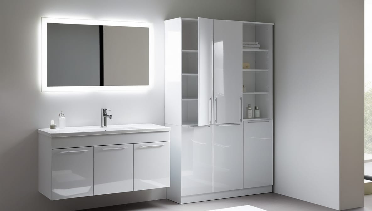 PVC Bathroom Cabinets